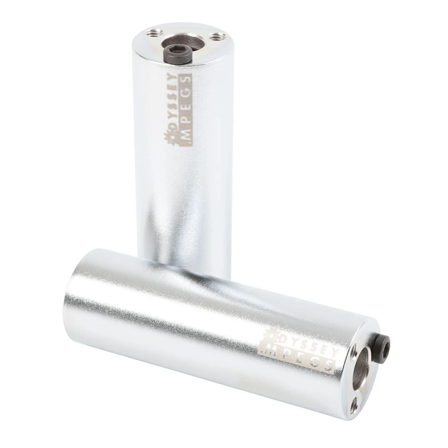 Odyssey MPEG 14mm Pegs with 3/8&quot; Adaptor Sold In Pairs - Chrome