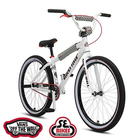 SE Bike Vans Block Flyer White