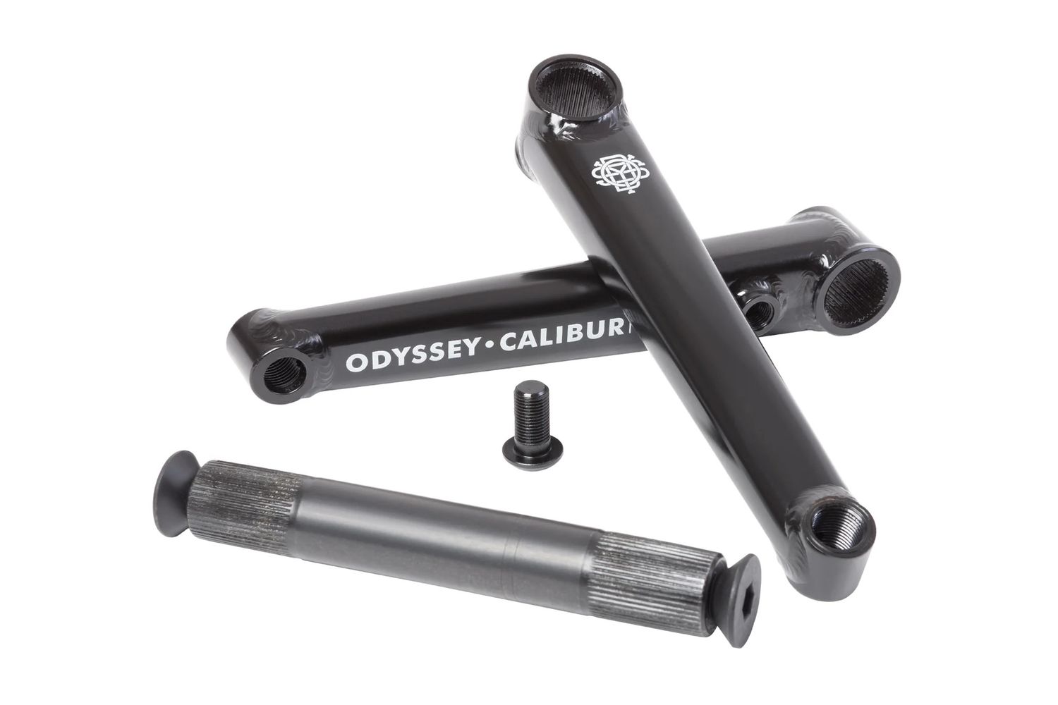 Odyssey Calibur V2 Crankset - 160mm, RHD/LHD - Rust Proof Black