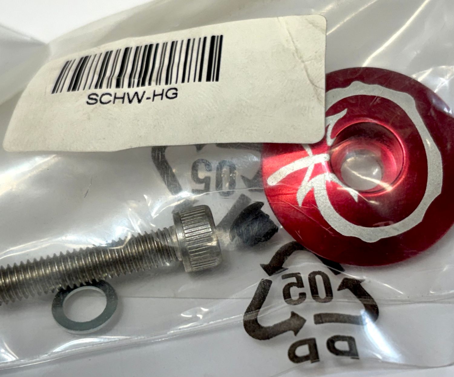 Schwinn Homegrown NEW ORIGINAL OEM 1-1/8 Stem Top Cap - Red Tomato Anodized