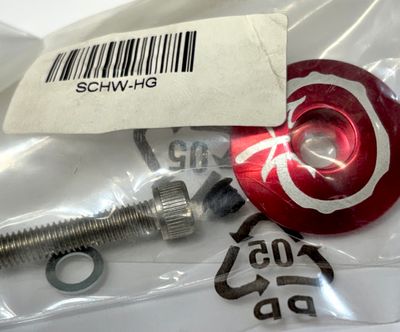 Schwinn Homegrown NEW ORIGINAL OEM 1-1/8 Stem Top Cap - Red Tomato Anodized