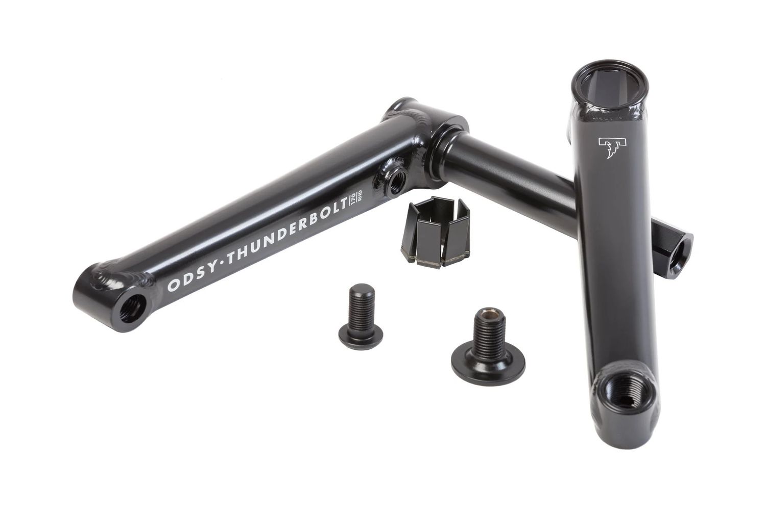 Odyssey Thunderbolt Crankset RHD, 165mm - Rust Proof Black