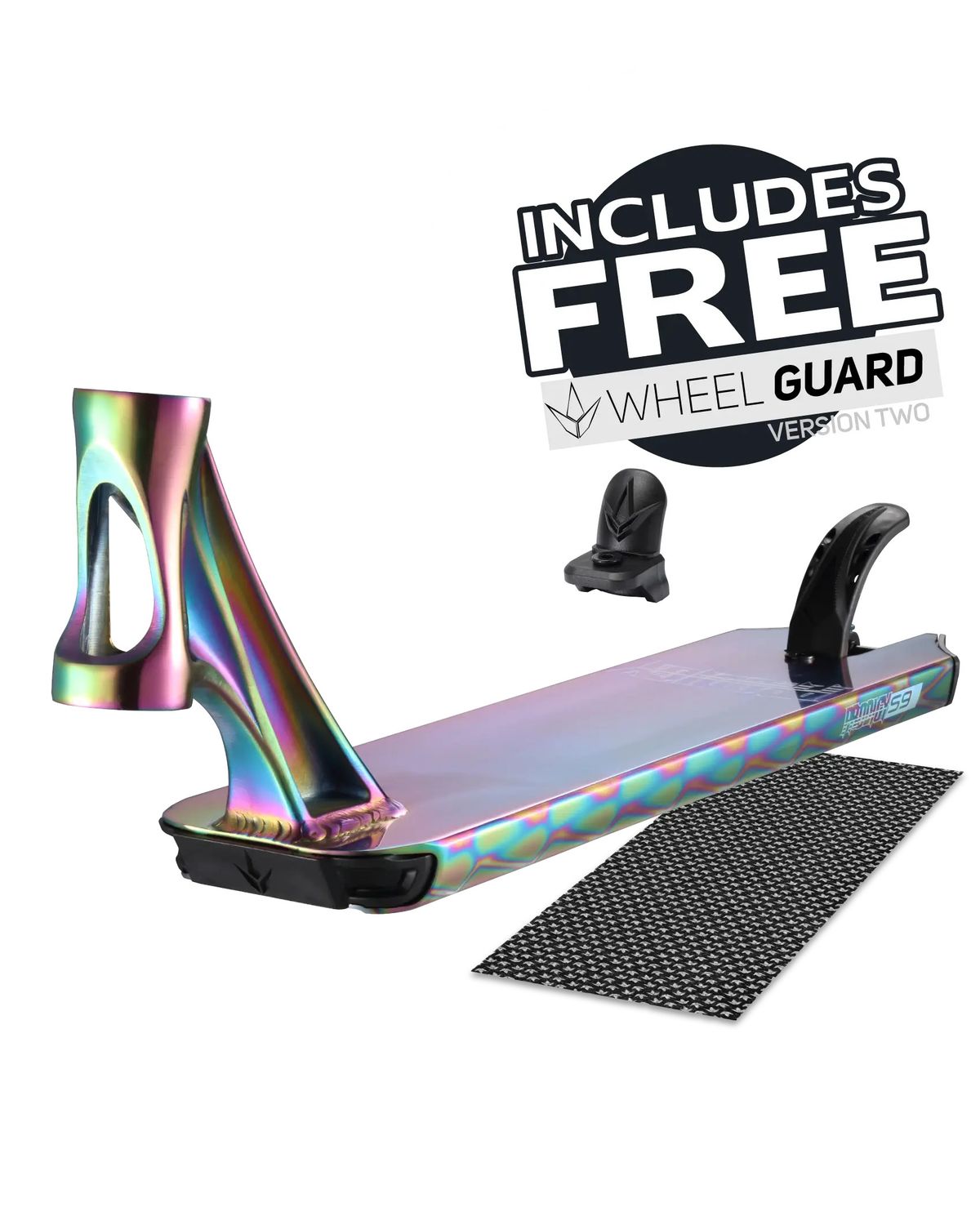 Envy Prodigy S9 *DECK*, Grip Tape, Brake &amp; Wheel Guard - Oil Slick