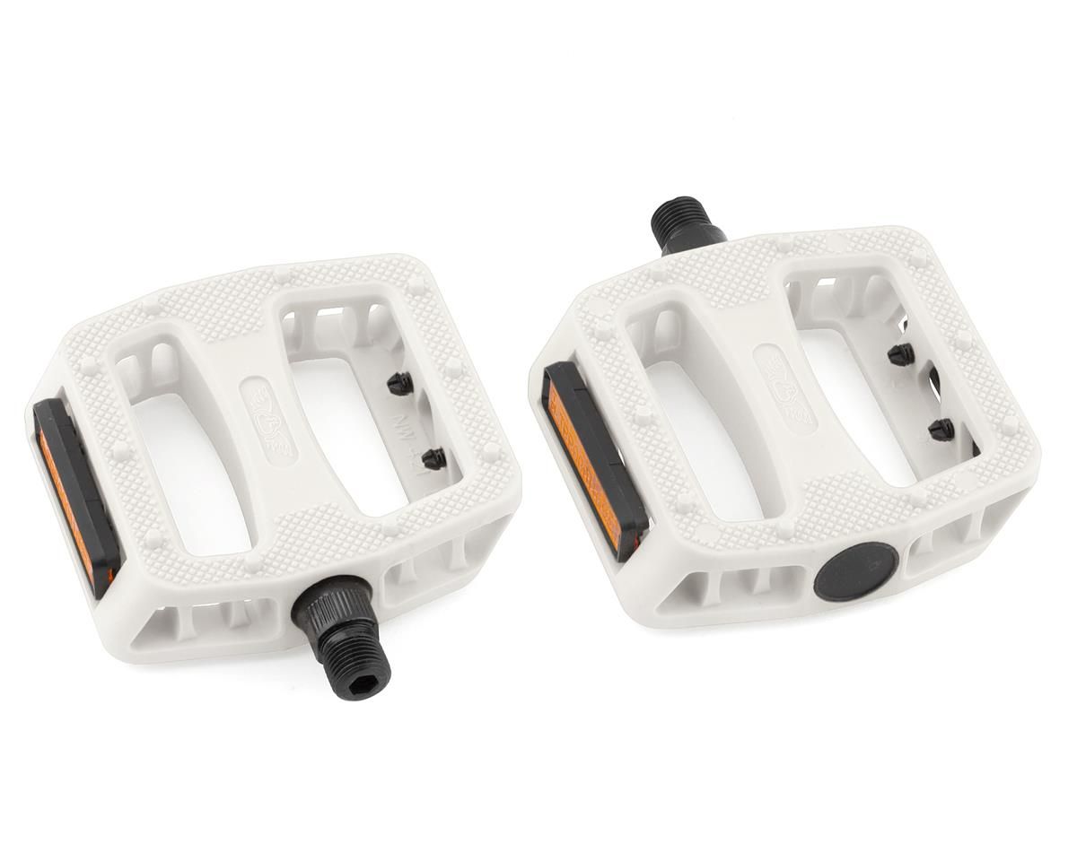 SE BIKES 12 OCLOCK NYLON PEDALS 9/16 - White