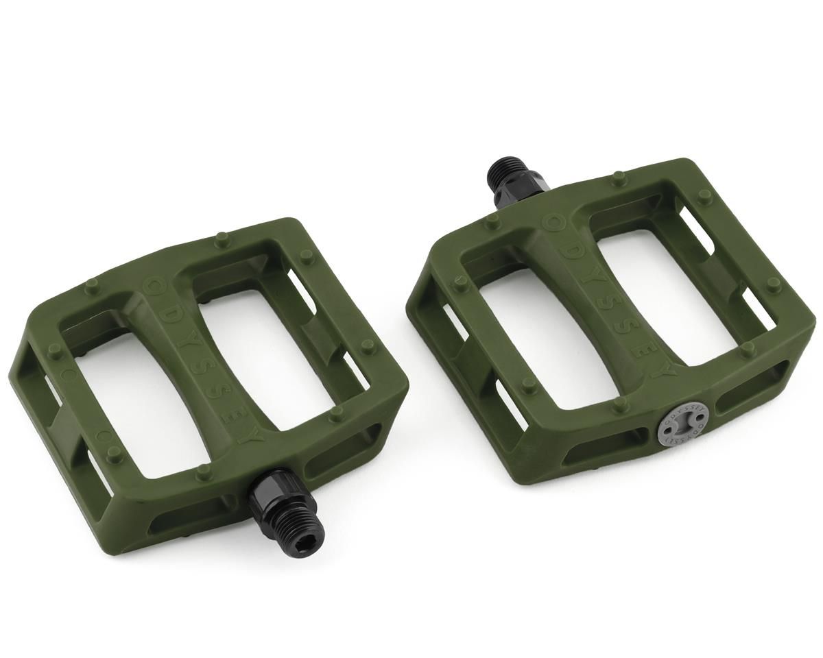 Odyssey MX Grandstand PC Dugan Pedals 9/16 - Army Green