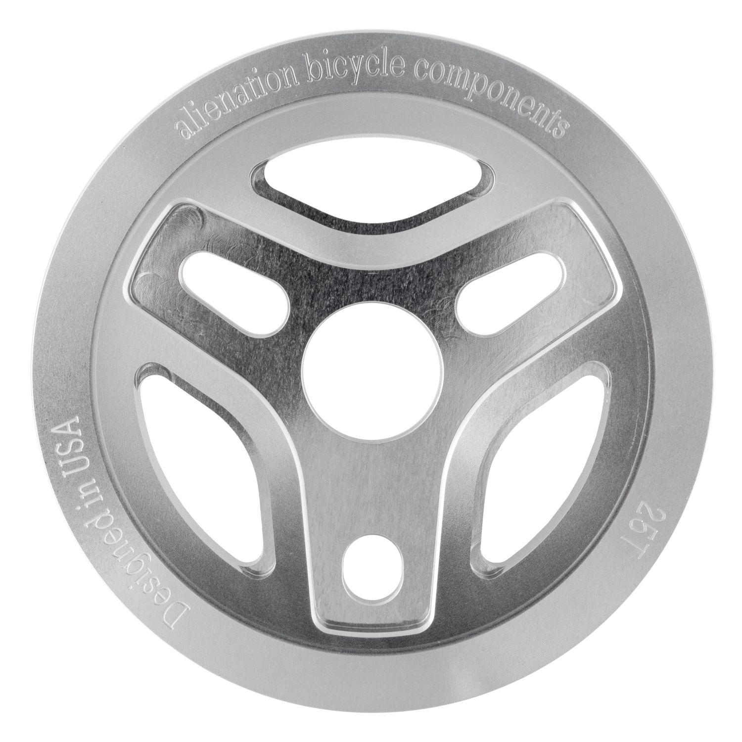 Alienation STARSHIP Guarded Chainring 25t - Silver
