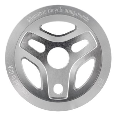 Alienation STARSHIP Guarded Chainring 25t - Silver