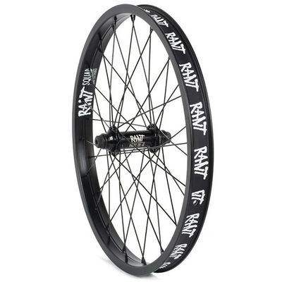 Rant Party On V2 Front Wheel - Black
