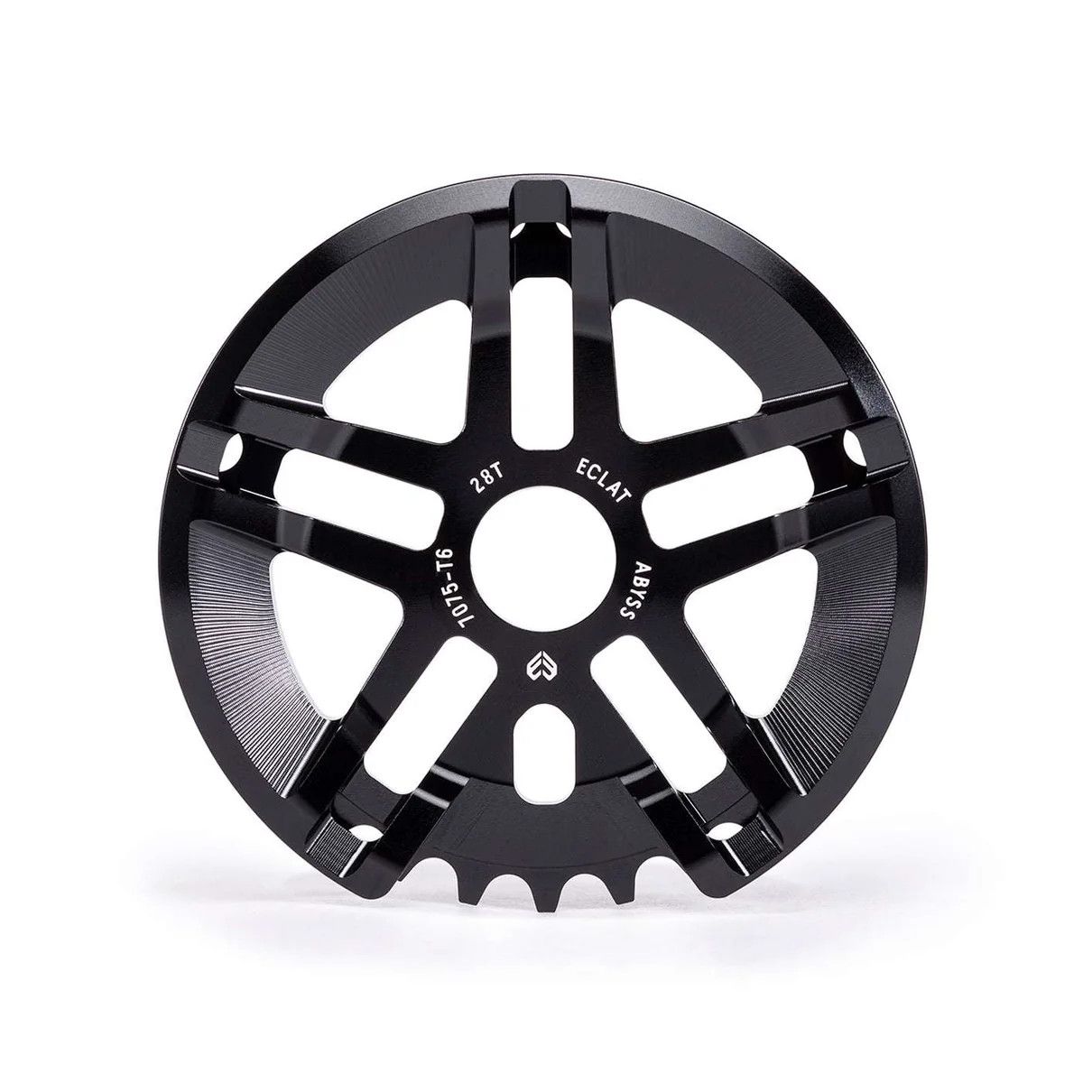 Eclat Abyss Guard Sprocket 25T 7075-T6 Aluminum - Black