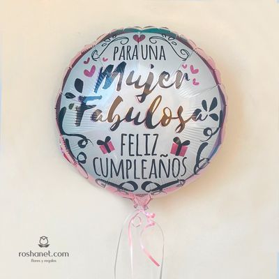 Globo &quot;PARA UNA MUJER FABULOSA&quot;