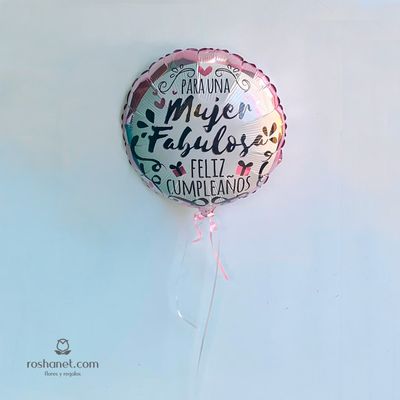 Globo "PARA UNA MUJER FABULOSA"