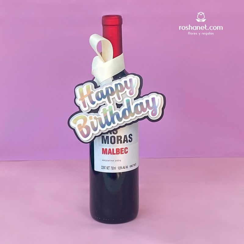 Vino con etiqueta