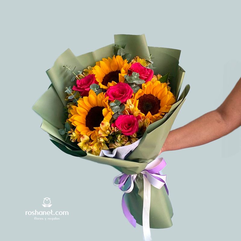 Ramo de 3 girasoles