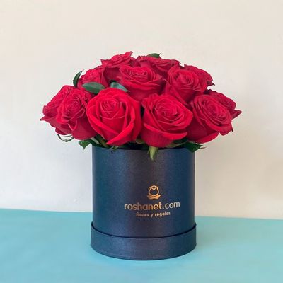 24 rosas en caja