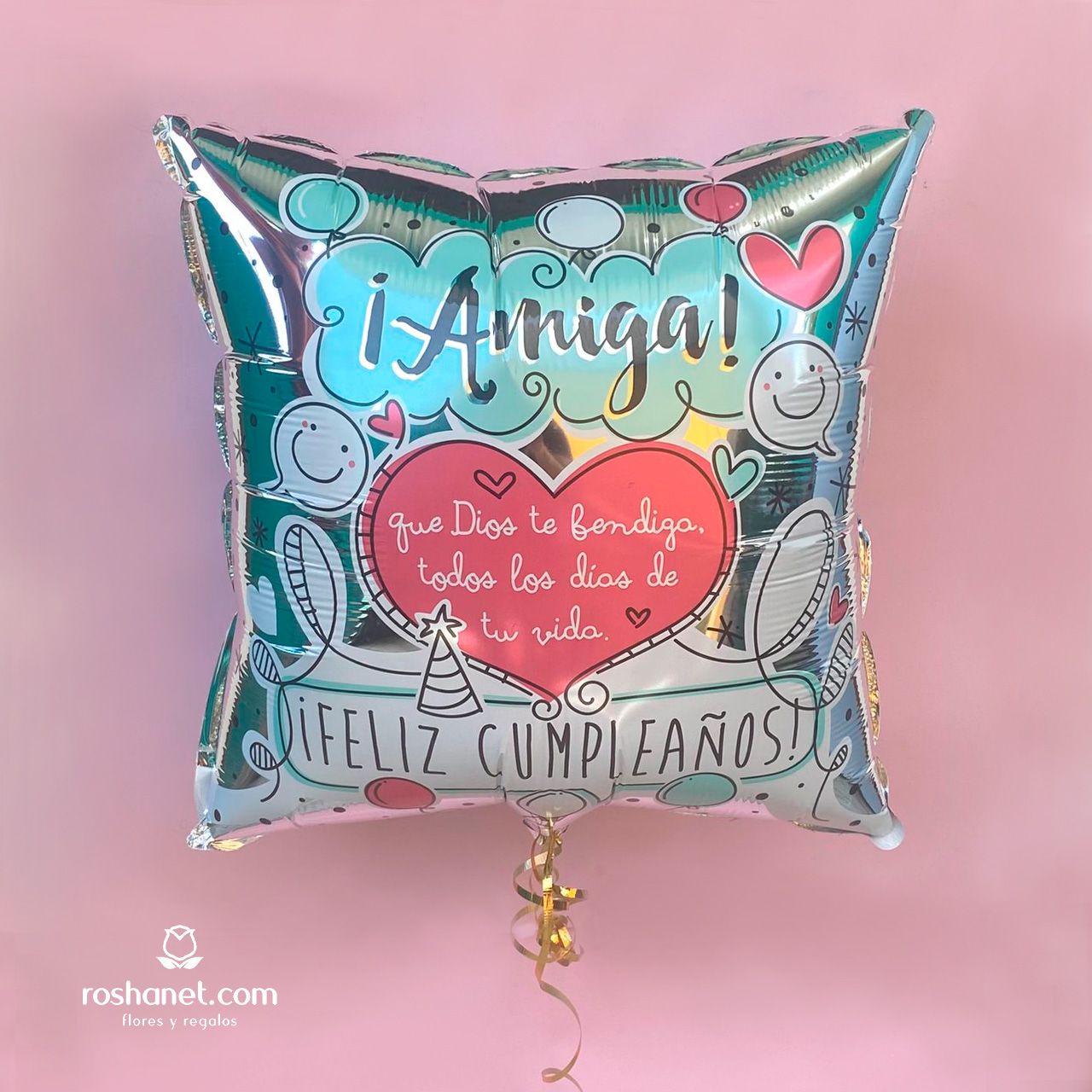 Globo &quot;FELIZ CUMPLEAÑOS AMIGA&quot;