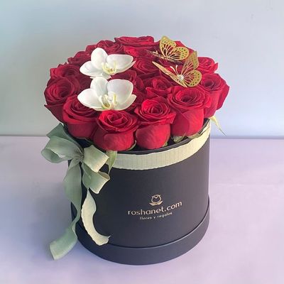 24 Rosas En Caja