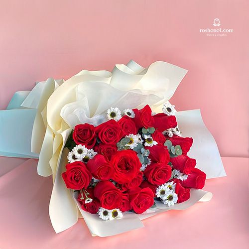 24 rosas rojas