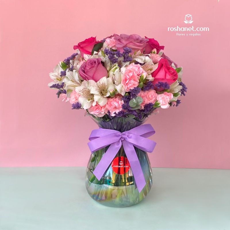 Jarrón Flores Variadas