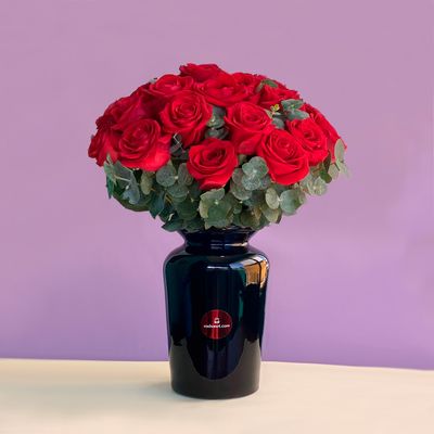 18 rosas rojas