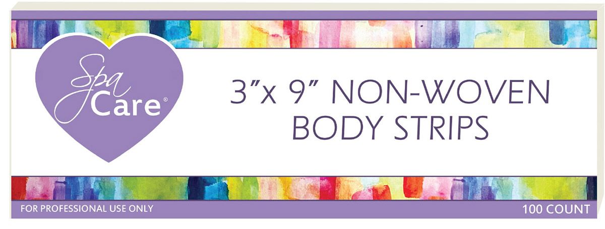 3X9 NON-WOVEN STRIPS 100 CT. - SPA CARE DISPOSABLES