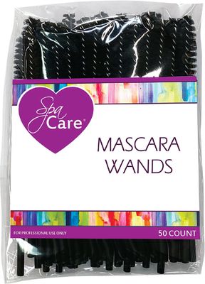 DISPOSABLE MASCARA WANDS 50 CT OR CASE - SPA CARE DISPOSABLES