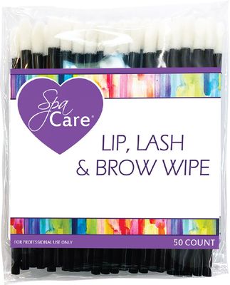 DISPOSABLE LIP, LASH &amp; BROW WIPES SPA CARE DISPOSABLES