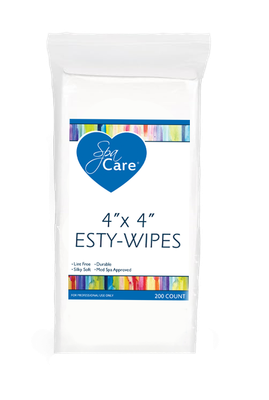 4X4 ESTY WIPES - ESTHETIC WIPES - SPA CARE DISPOSABLES
