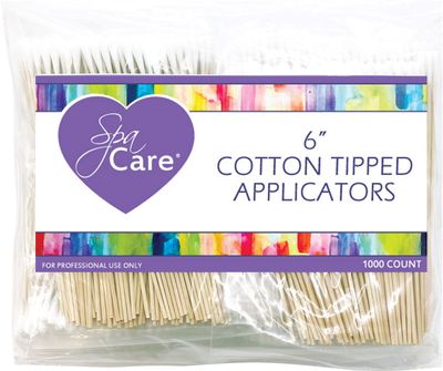 SPA CARE DISPOSABLES - 6” COTTON TIPPED APPLICATORS 1000 CT.