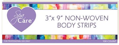 SPA CARE DISPOSABLES - 3X9 NON-WOVEN STRIPS 100 CT.
