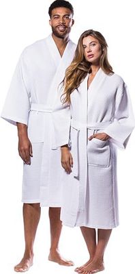 CANYON ROSE WAFFLE WEAVE UNISEX SPA ROBE