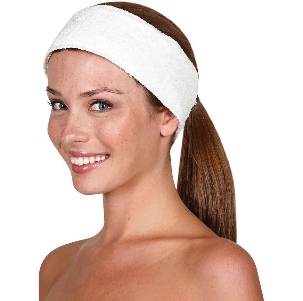 CANYON ROSE TERRY SPA HEADBAND W/VELCRO