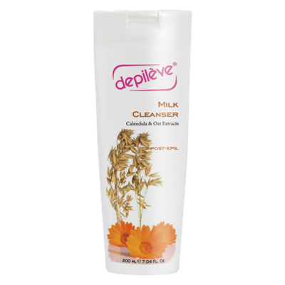 DEPILEVE POST EPILATING MILK CLEANSER 7OZ.