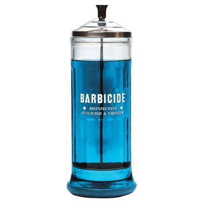 BARBICIDE TALL DISINFECTING JAR 37 fl OZ.