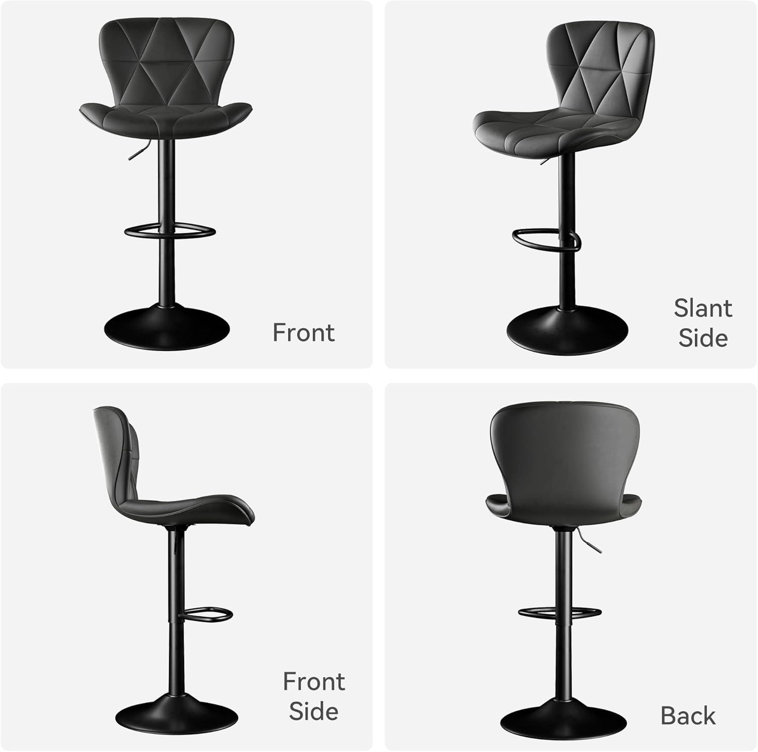 Leather bar Stools