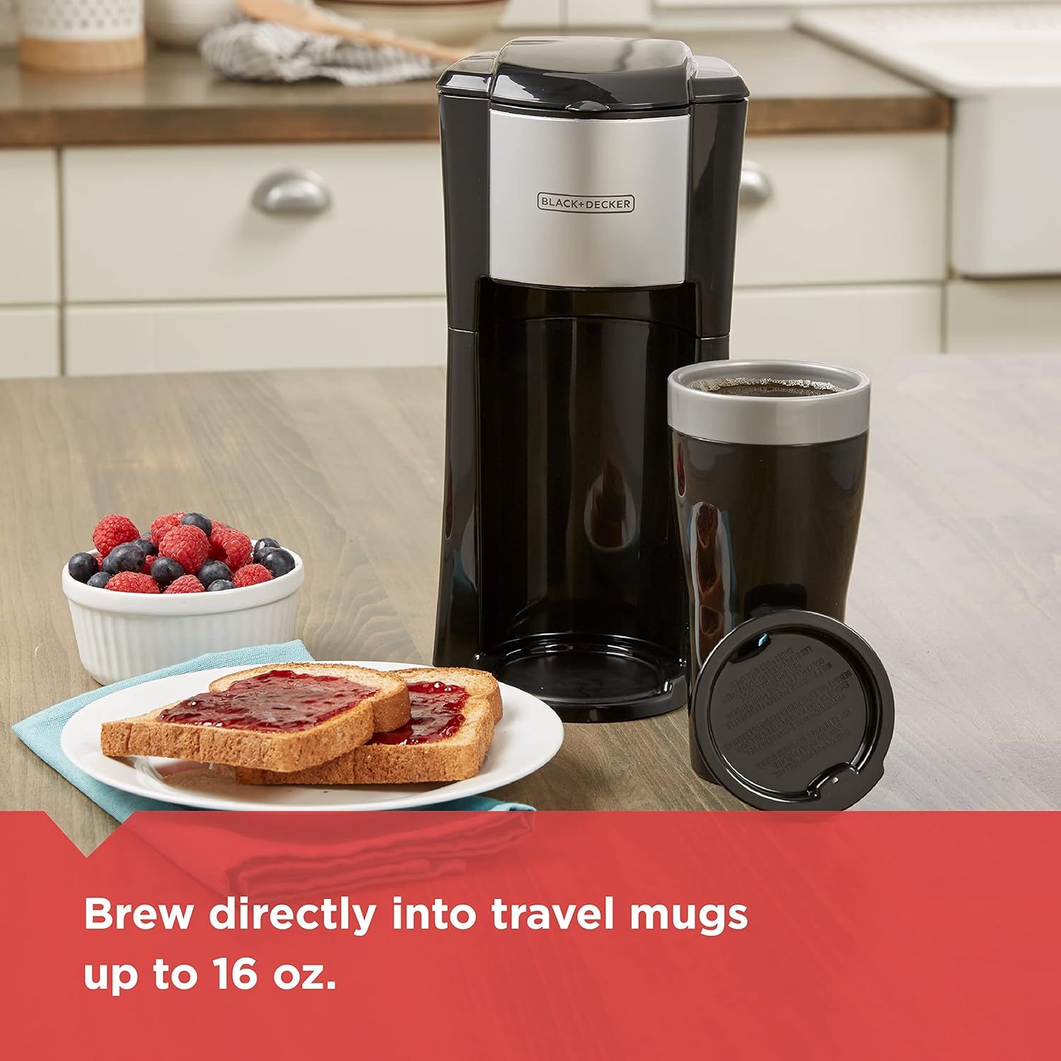 All Black Coffee Maker