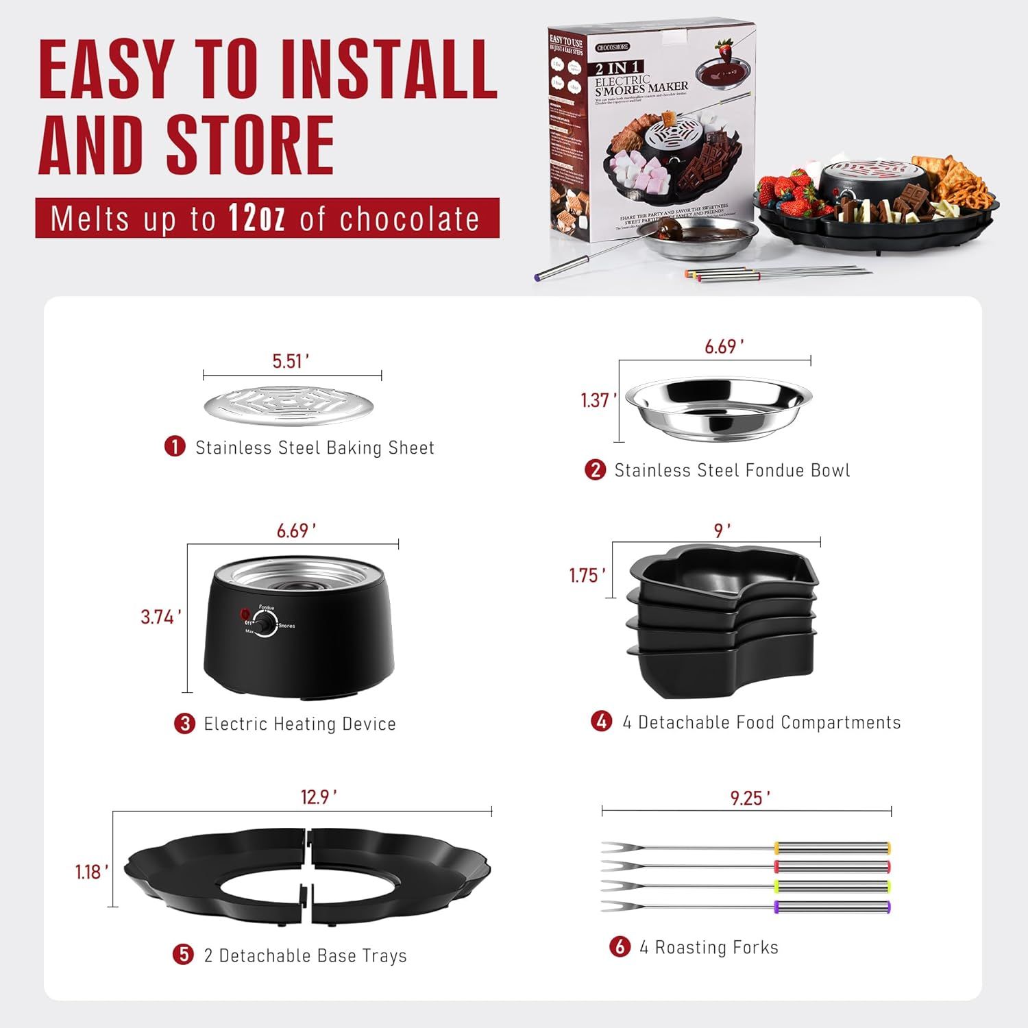 2 in 1 Smores Maker