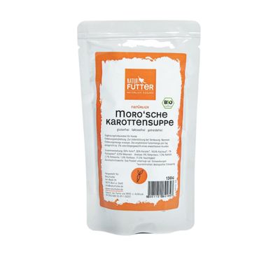 Sopa de cenoura de Moro – comida húmida natural