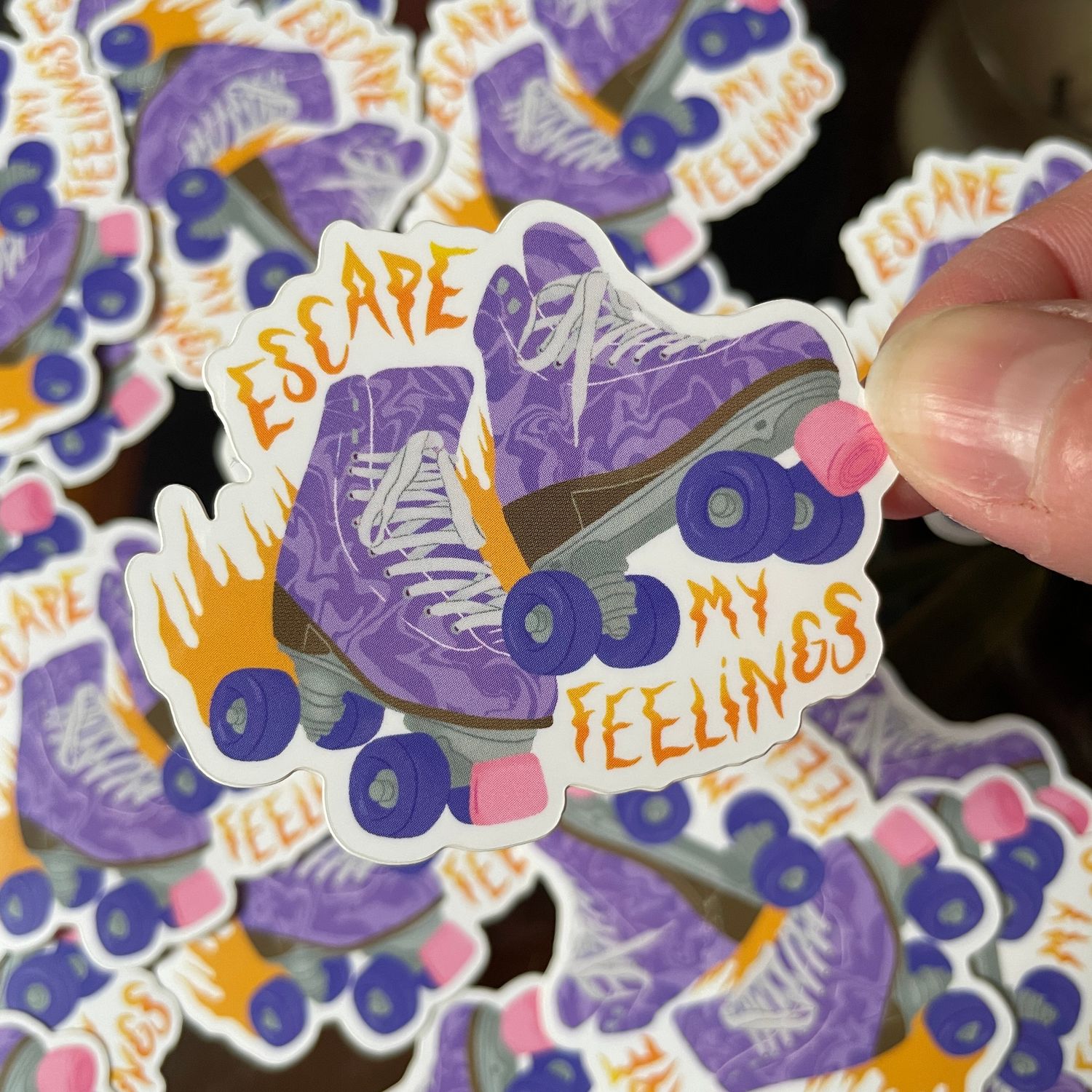 Sticker On Wheels