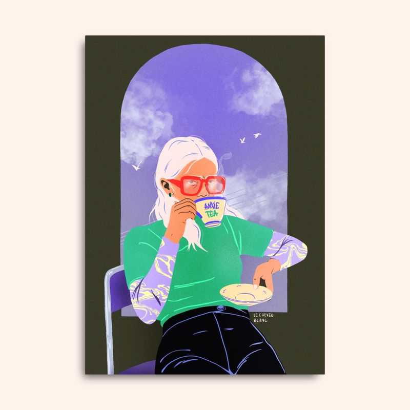 Anxie-tea Carte 10x15cm