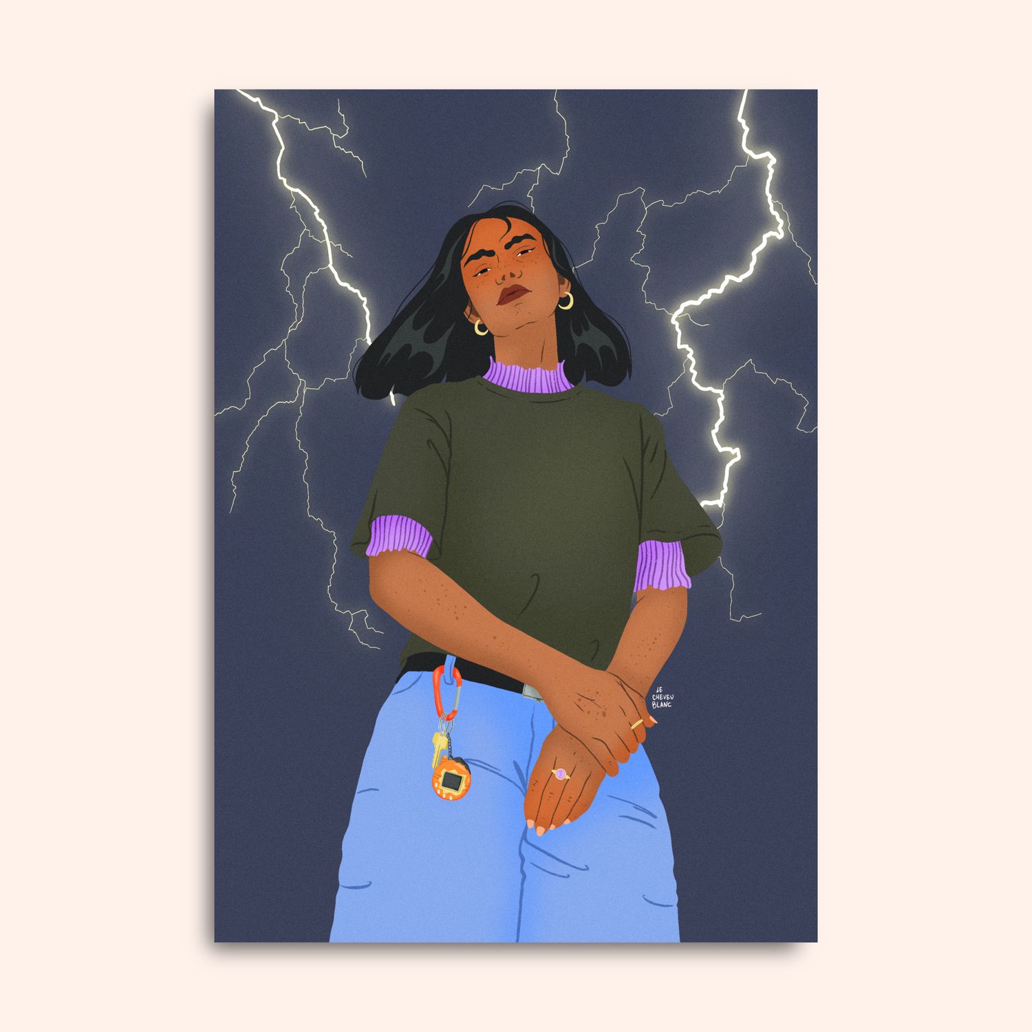 Orage Carte 10x15cm