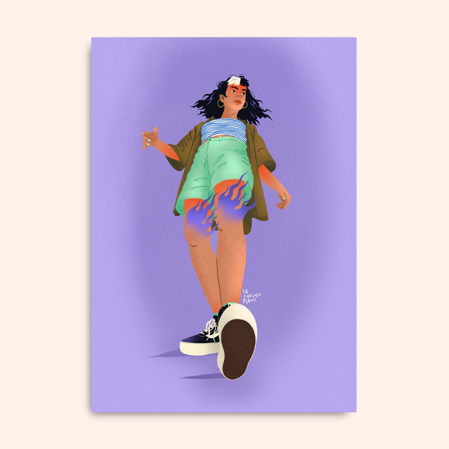 Handicap invisible Carte 10x15cm