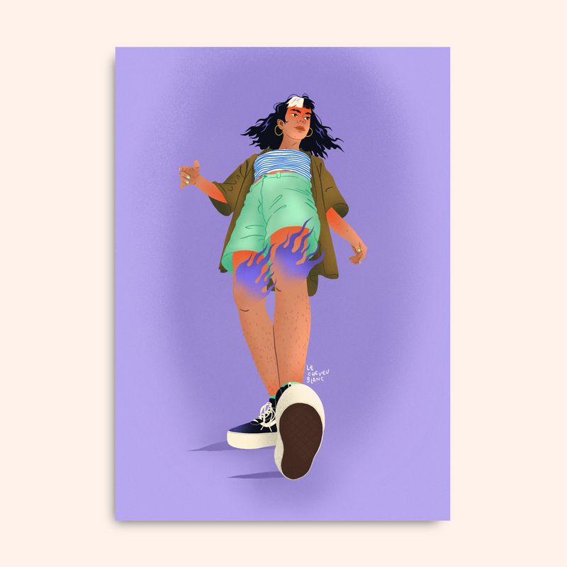 Handicap invisible Carte 10x15cm