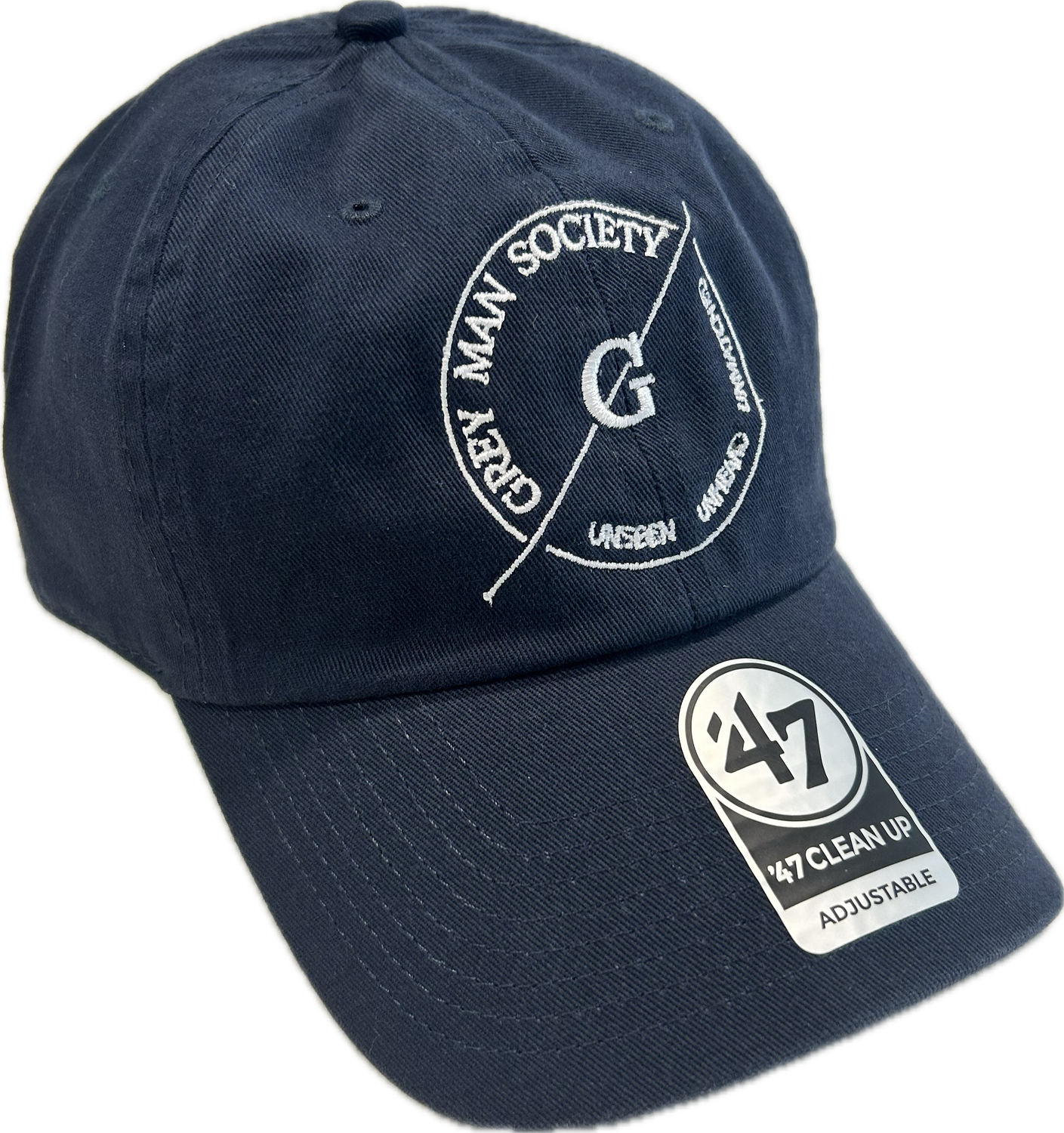 Navy Grey Man Society Dad Cap