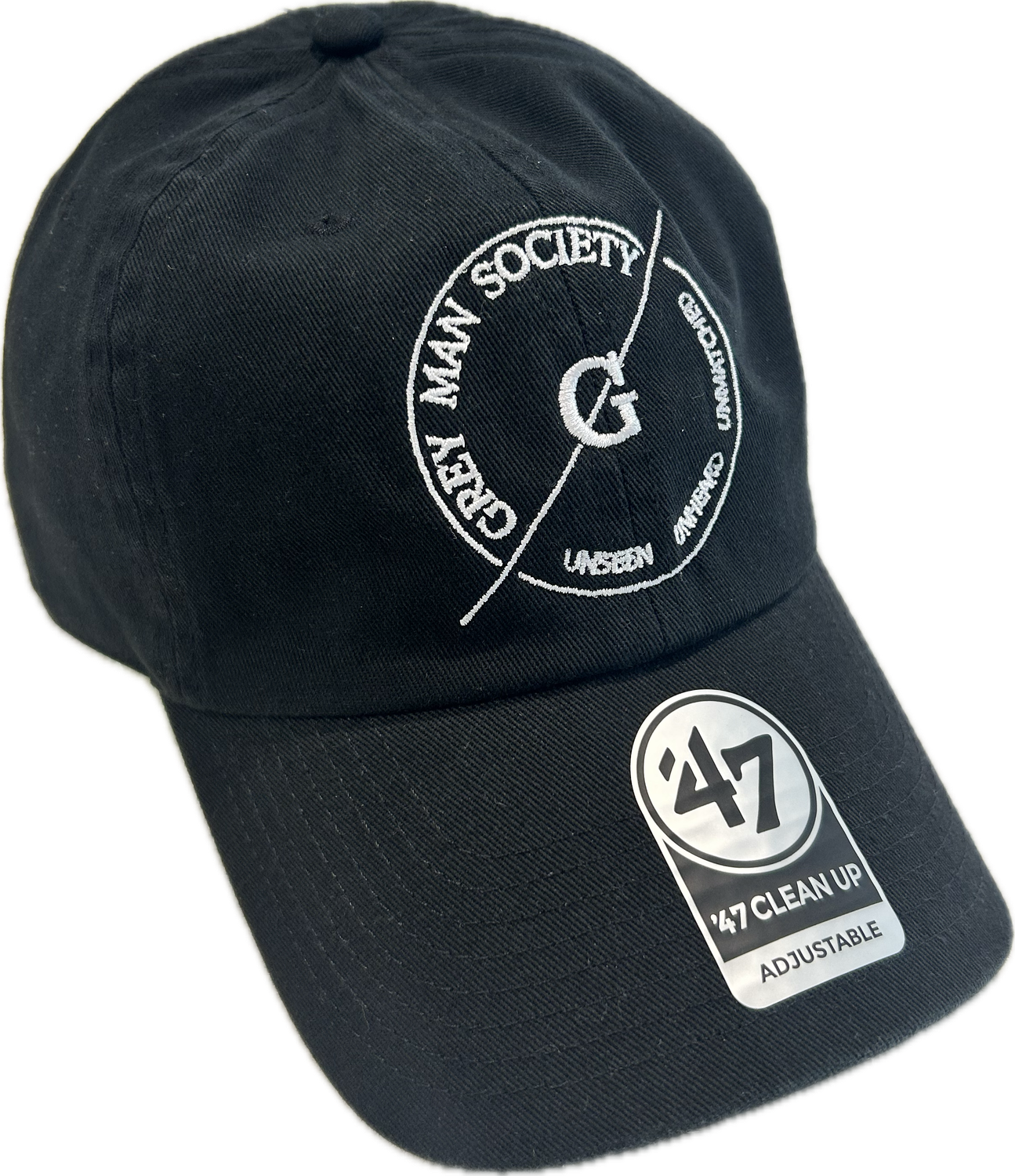 Black Grey Man Society Dad Hat