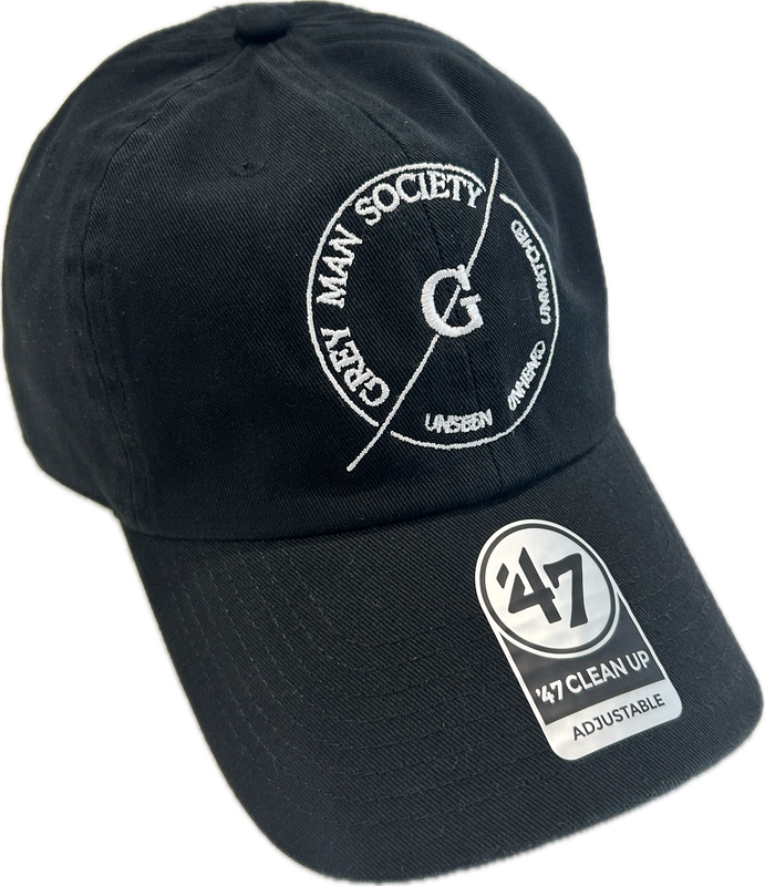 Black Grey Man Society Dad Hat