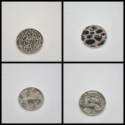 Beton Teller im glatten Design | rund - 16cm