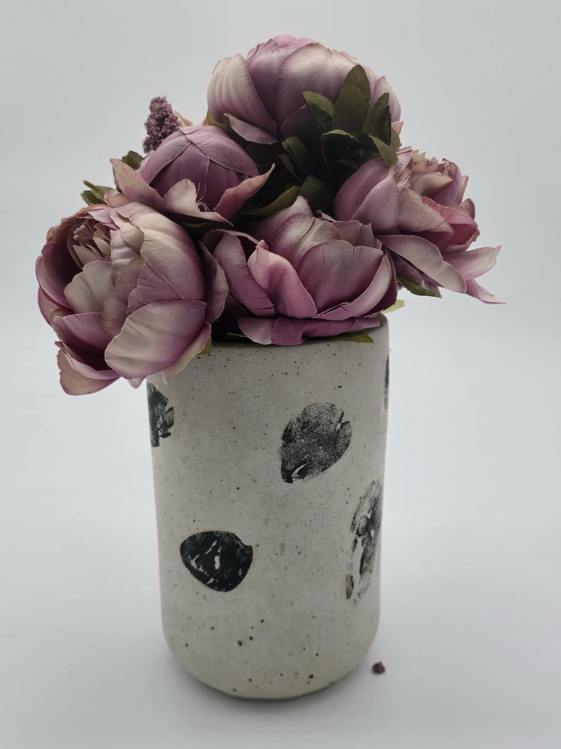 Beton Weinkühler glattes Design HG Special Flecken- 12.5cm