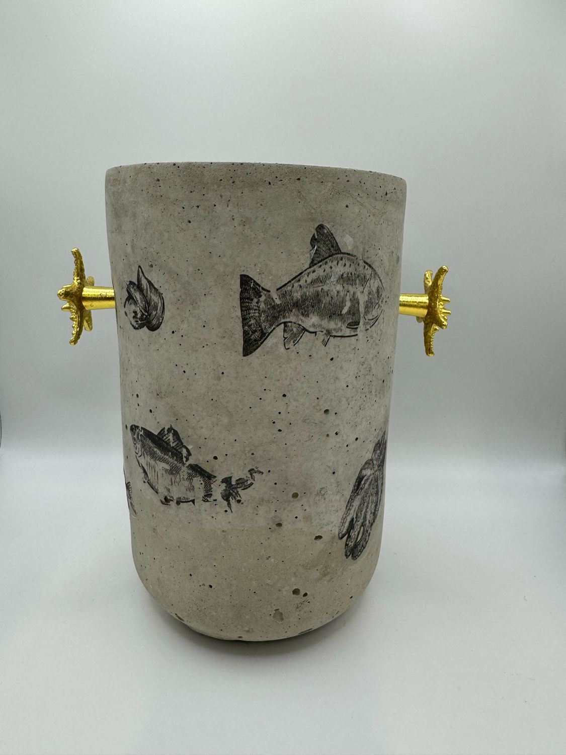 Beton Weinkühler glattes Design HG Special Mediteran- 12.5cm
