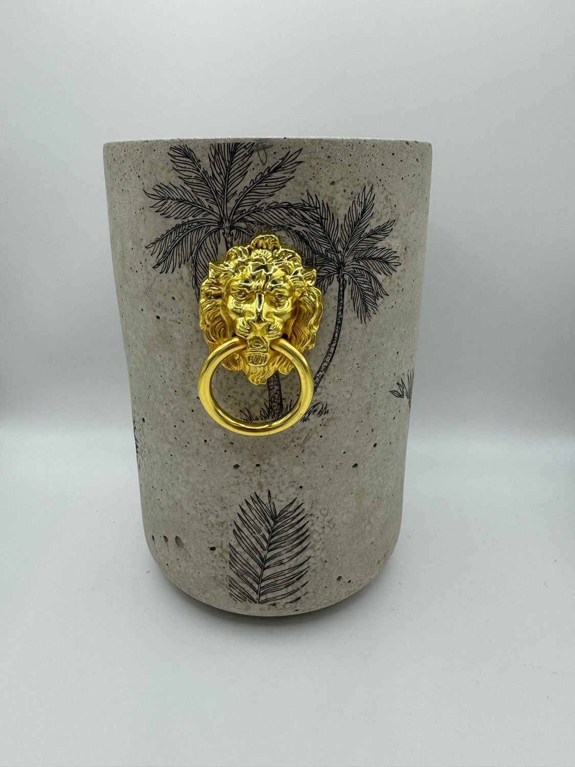 Beton Weinkühler glattes Design HG Special Jungle- 12.5cm