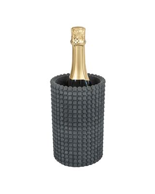 Beton Weinkühler im Bobbel-Design Dunkel 12.5cm